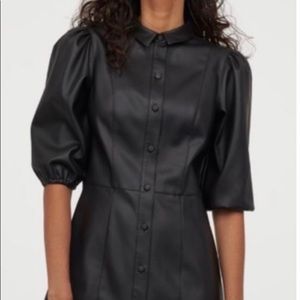 H&M Vegan Leather Dress